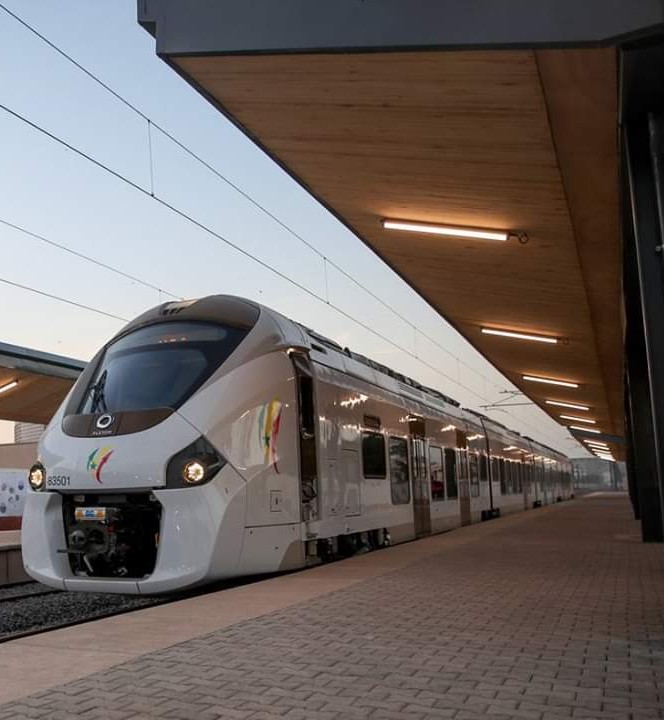 le ter à la gare de dakar, le 15 janvier 2019